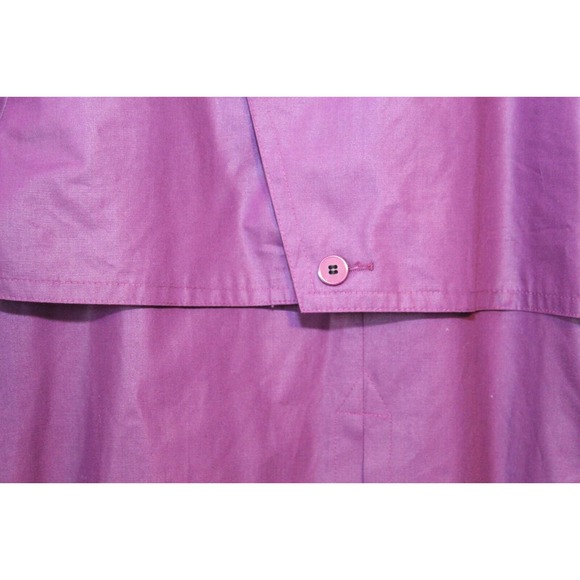 NWT London Fog Marta Trench Coat Royal Amethyst Purple Women's Size 16 H14297 - Picture 11 of 16
